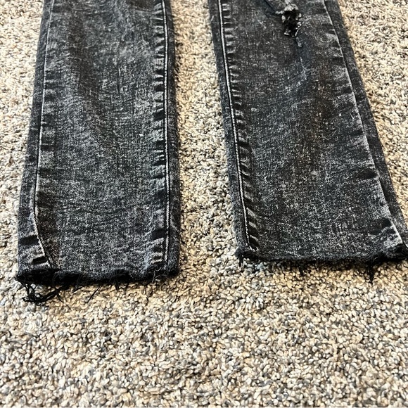 SHEIN Black Skinny Jeans Distressed High-Rise - Picture 11 of 12